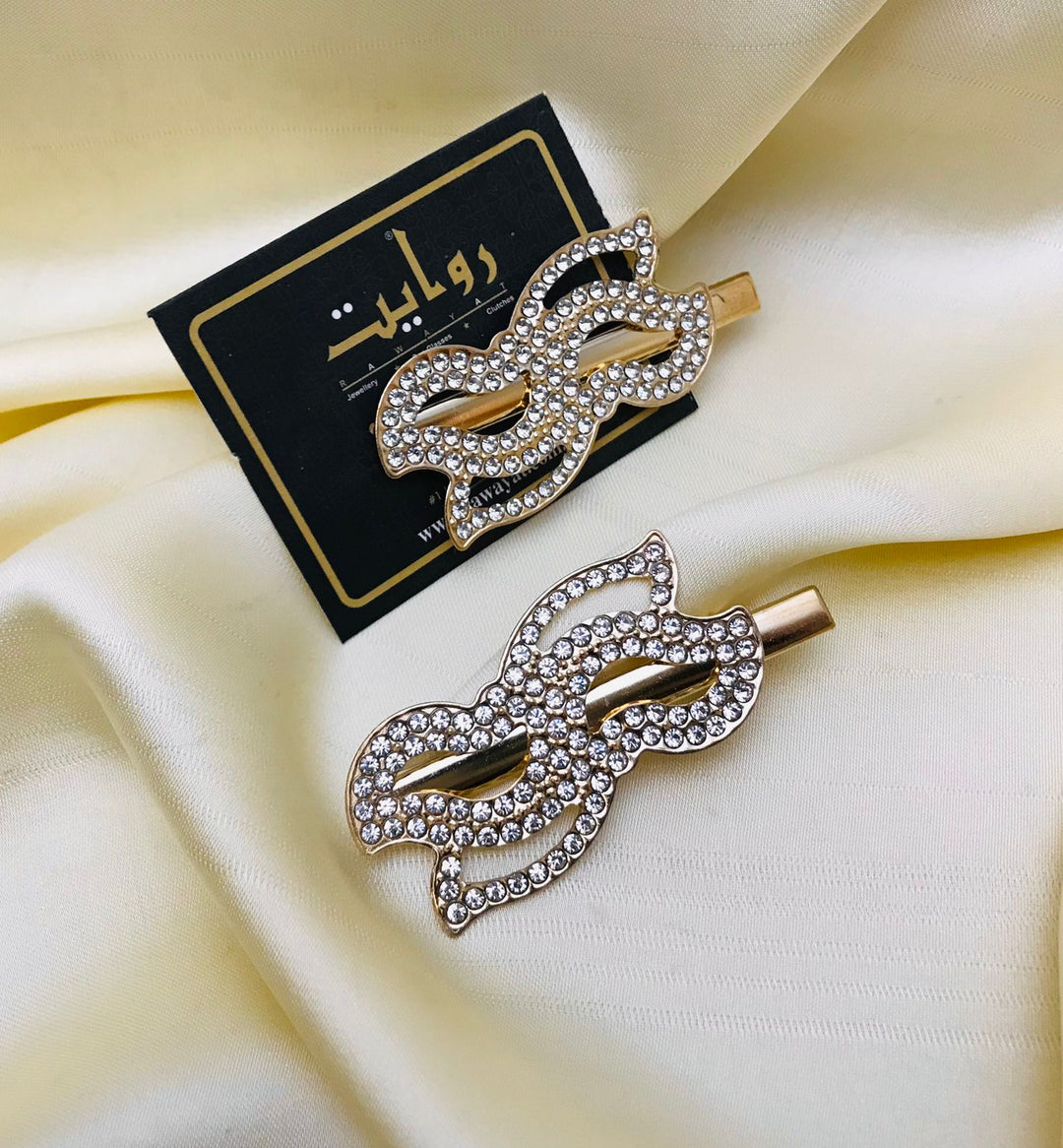 Hair Pin-152 (Pack of 2) (Golden)