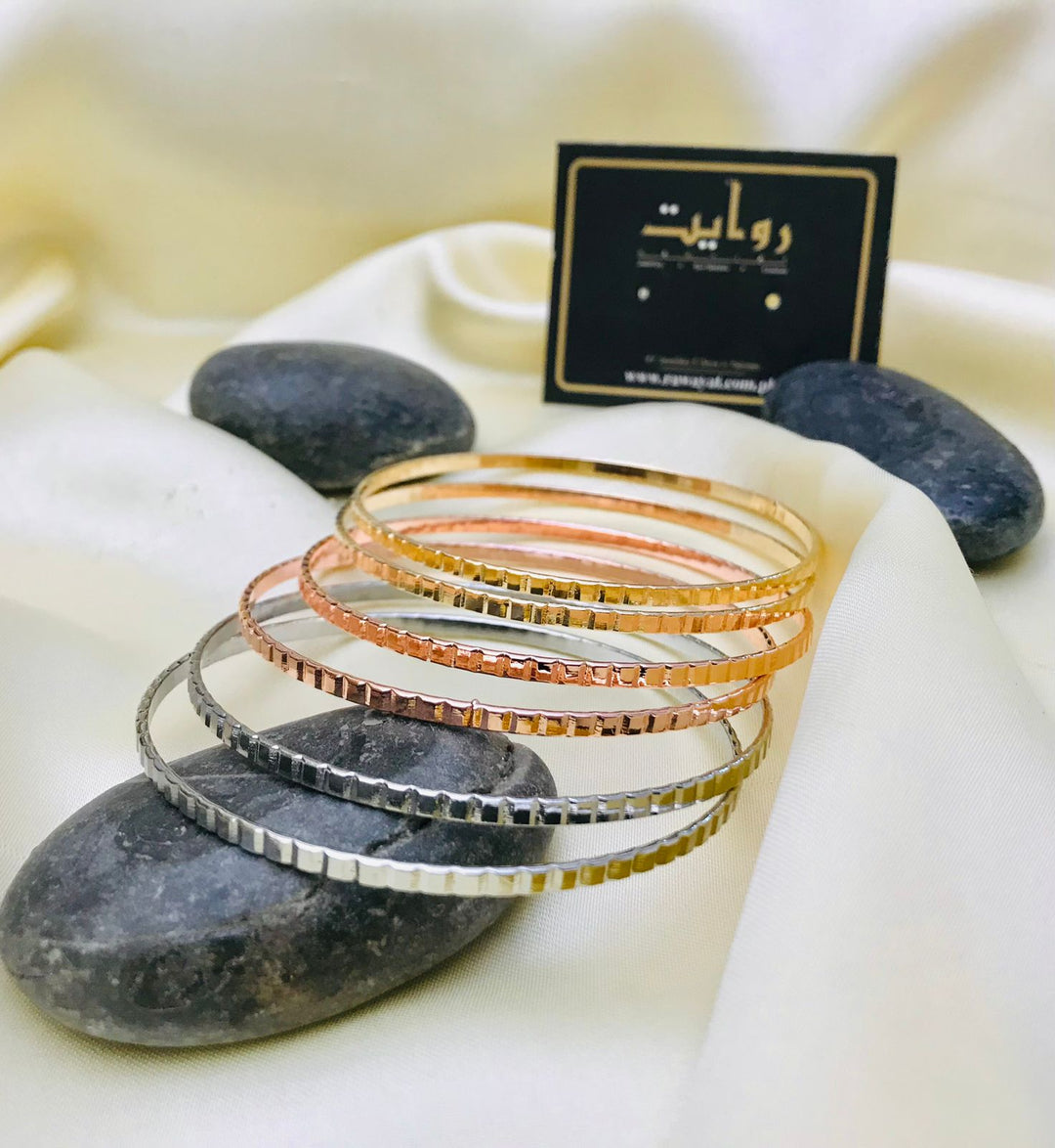 Oxidized Bangles-25 (Multi)