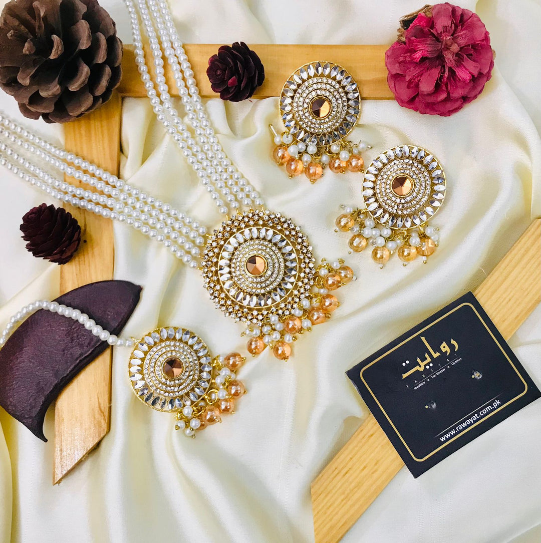 ABIYA Rani Mala Set (Golden)