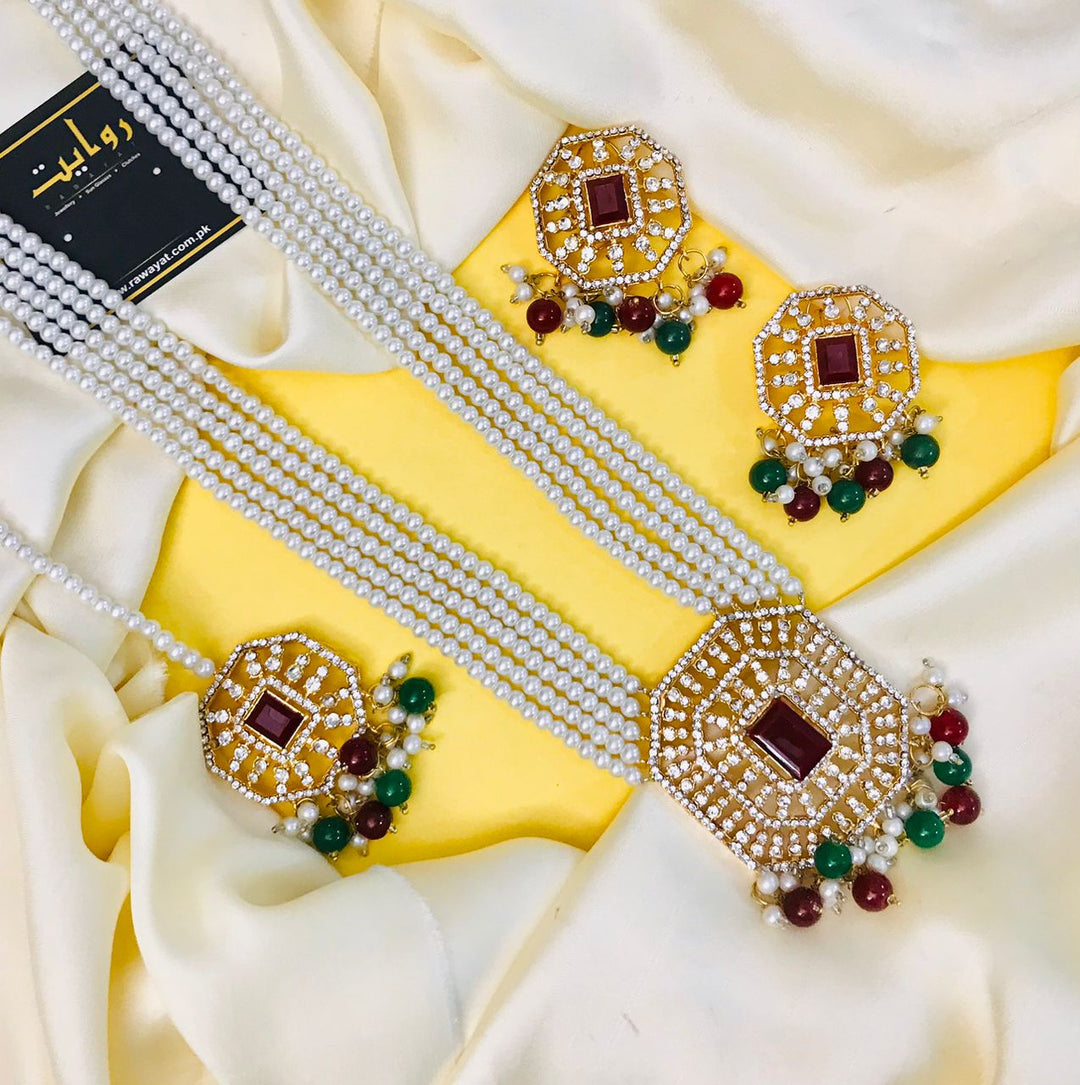 ABIHA Rani Mala Set (Multi)