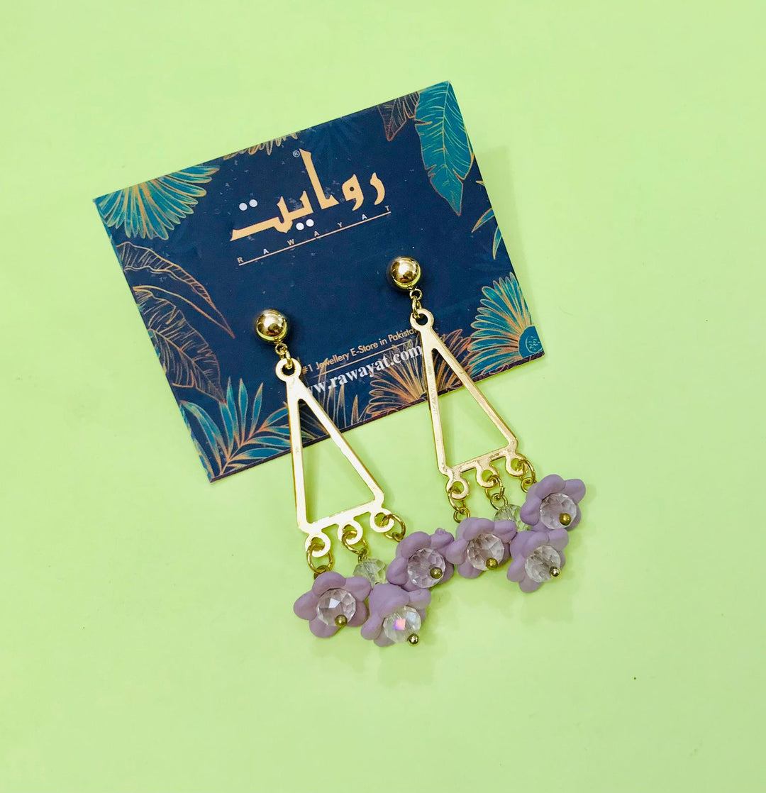 Fancy Earring-262 (Purple)