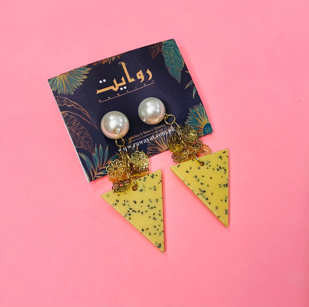 Fancy Earring-322 (Yellow)