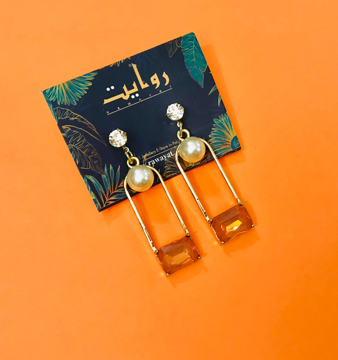 Fancy Earring-288 (Orange)