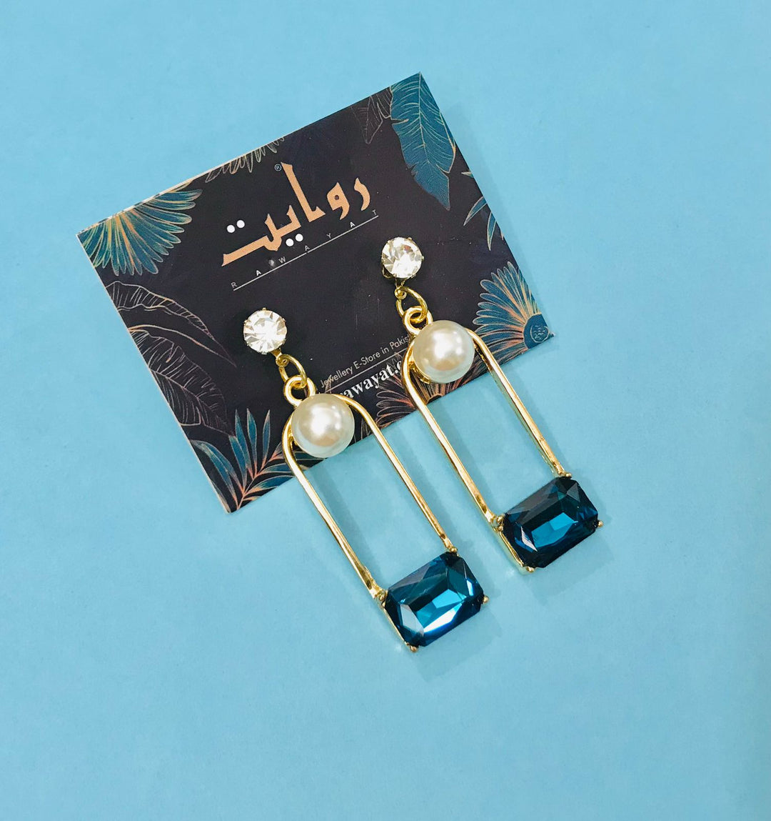 Fancy Earring-288 (Blue)