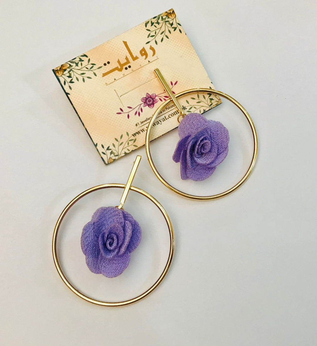 Fancy Earring-372 (Purple)