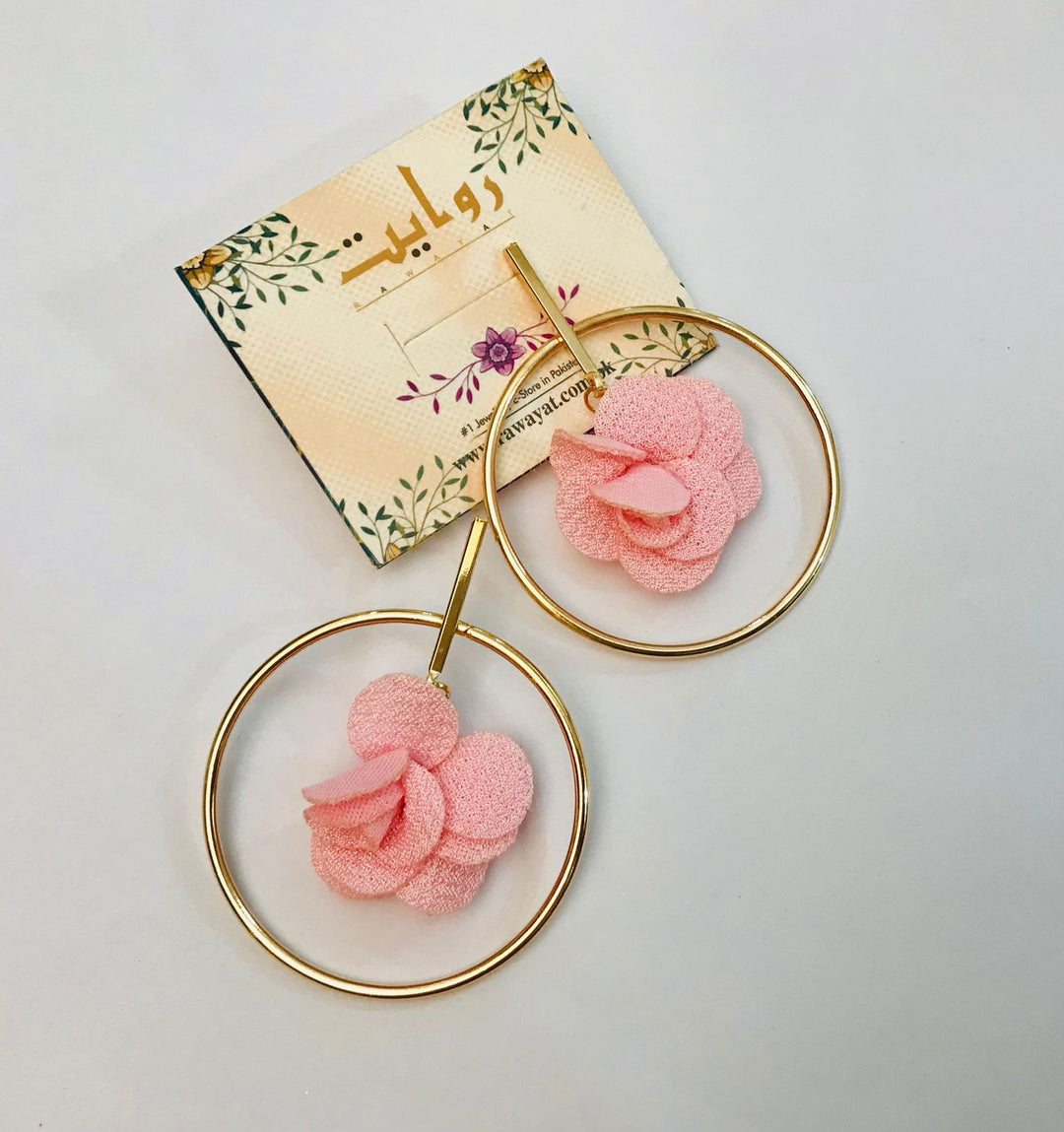 Fancy Earring-372 (Pink)