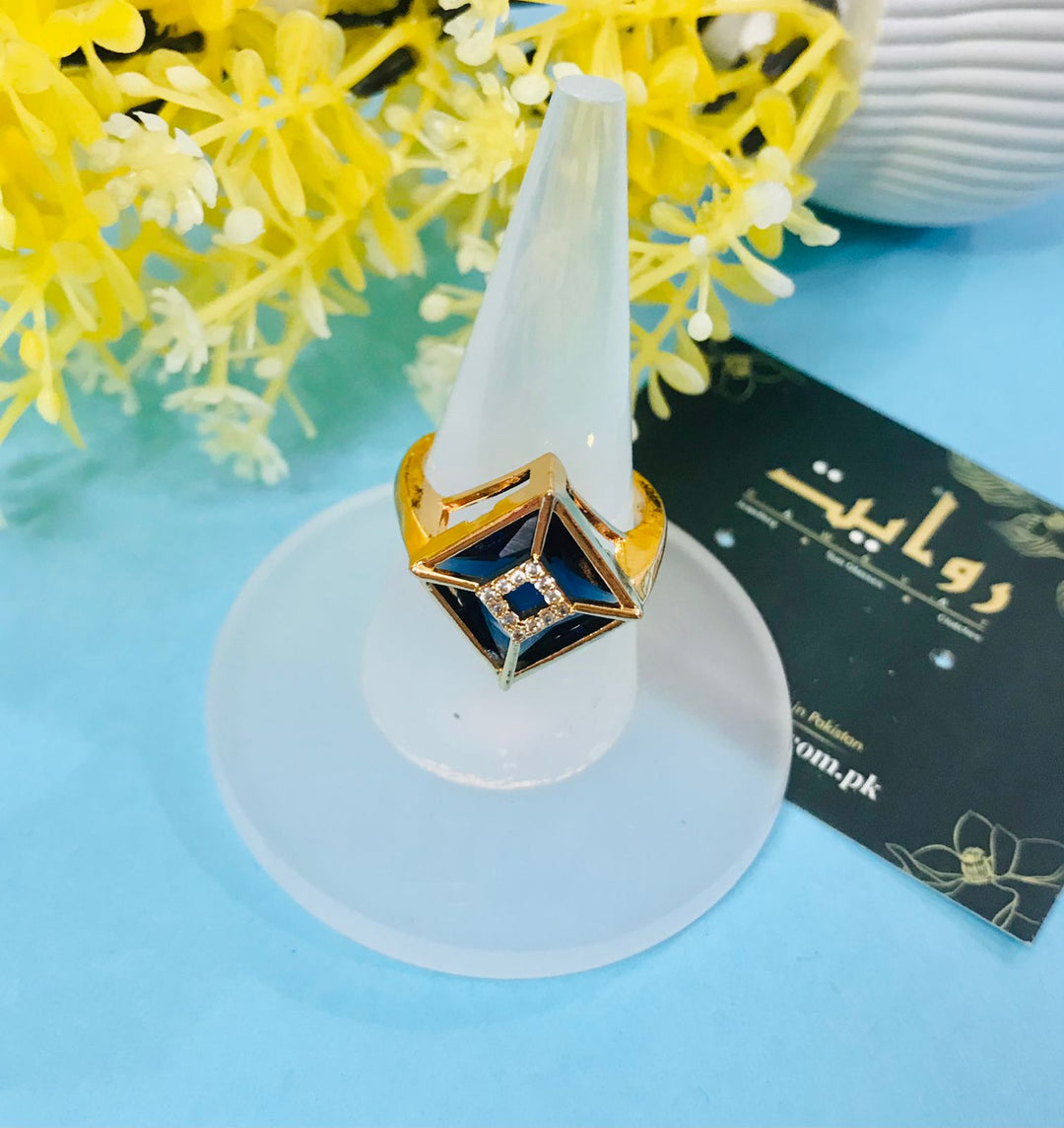 Zircon Ring-21 (Blue)