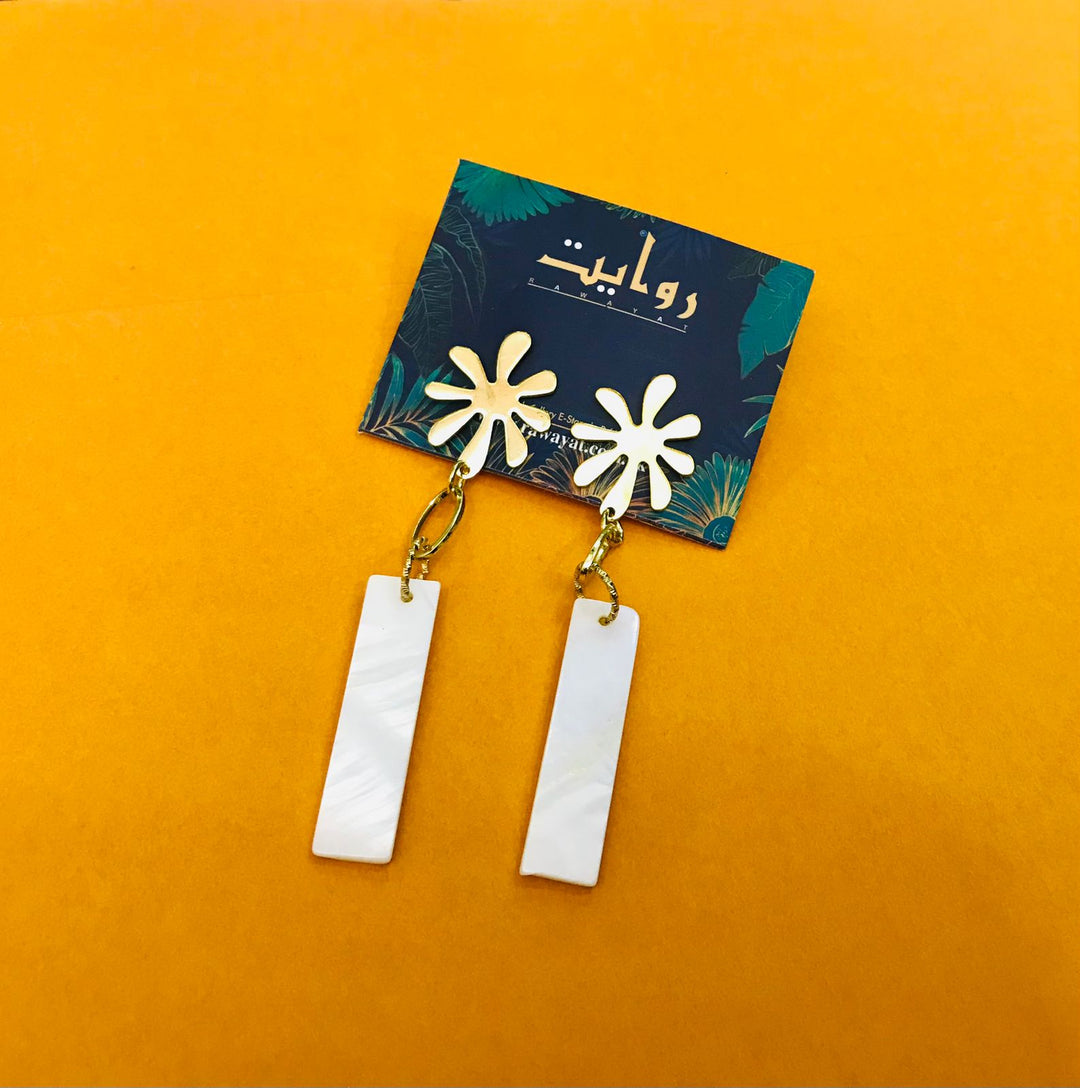 Fancy Earring-407 (White)