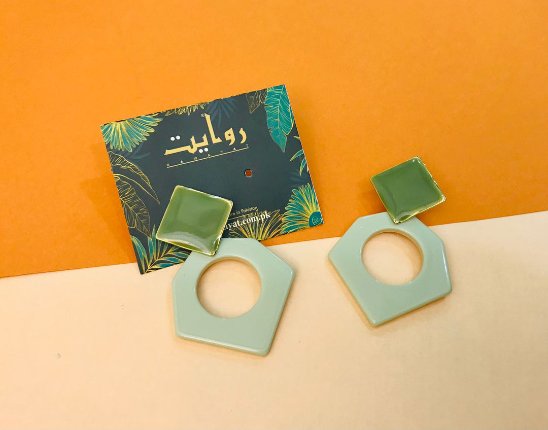 Fancy Earring-379 (Green)