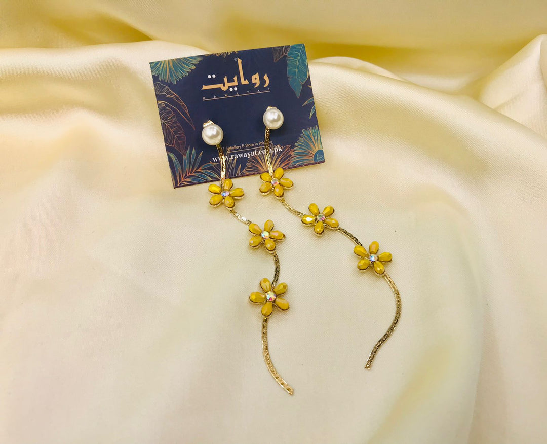 Fancy Earring-378 (Yellow)