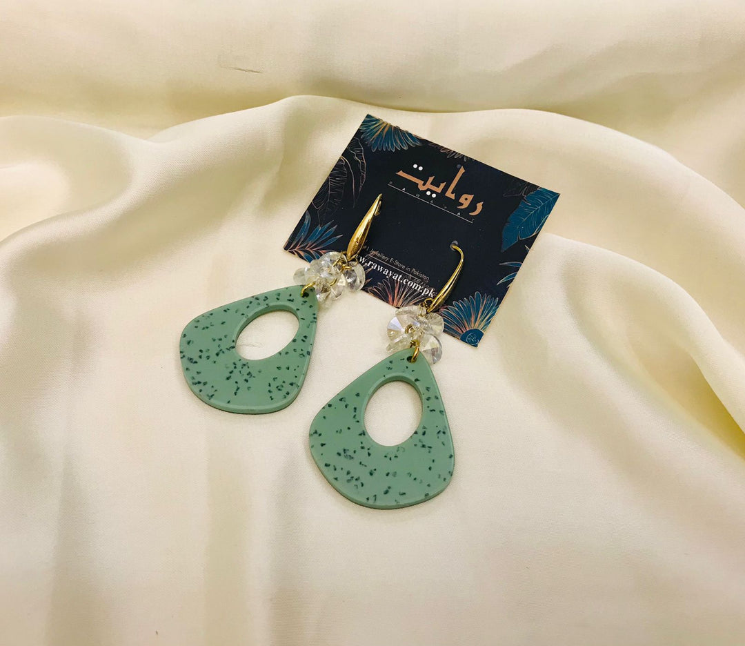 Fancy Earring-374 (Green)