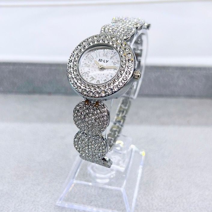 Rawayat Ladies Stone Watch-01 (Silver)