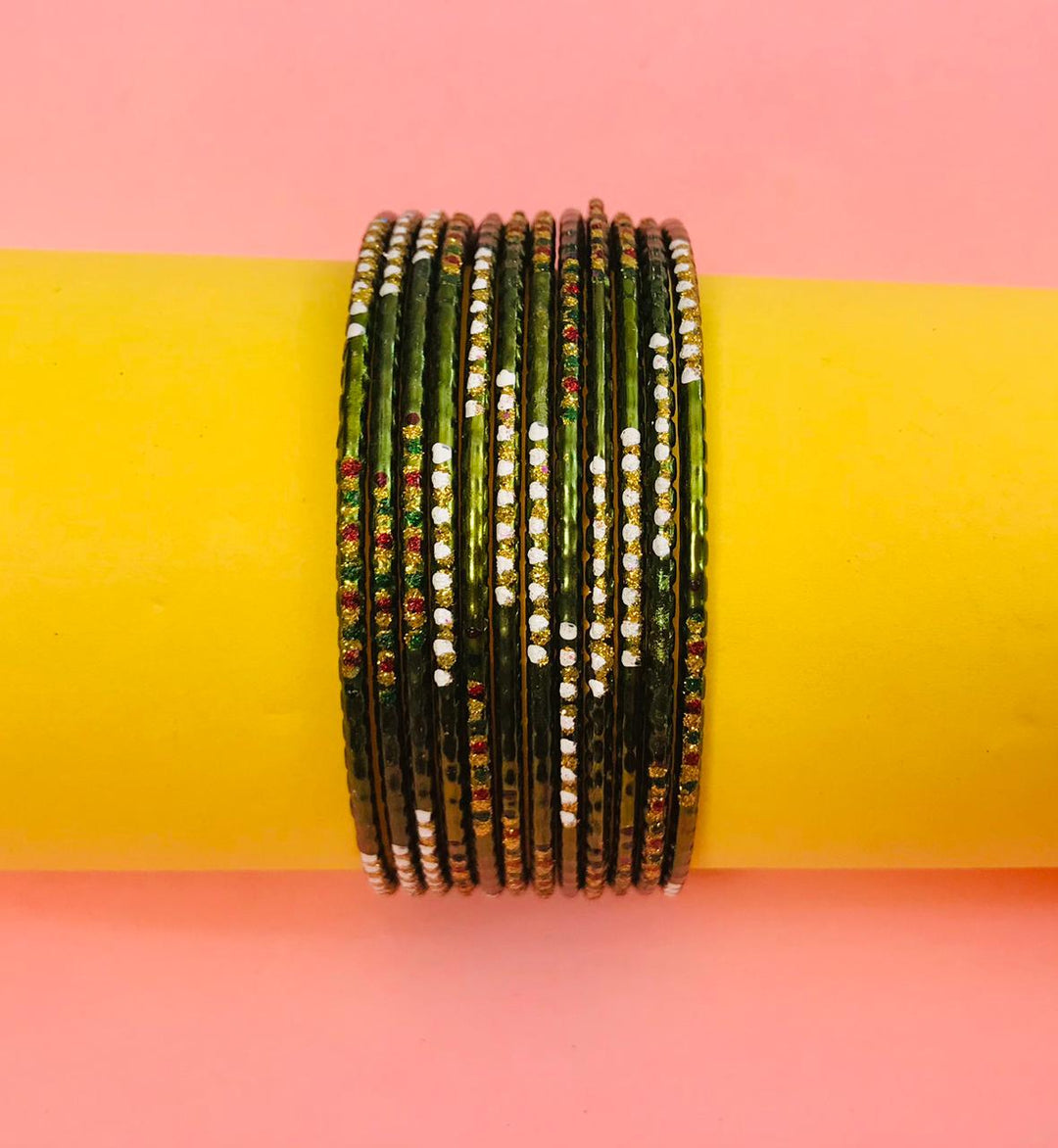 Multi Bangles-23 (Green)