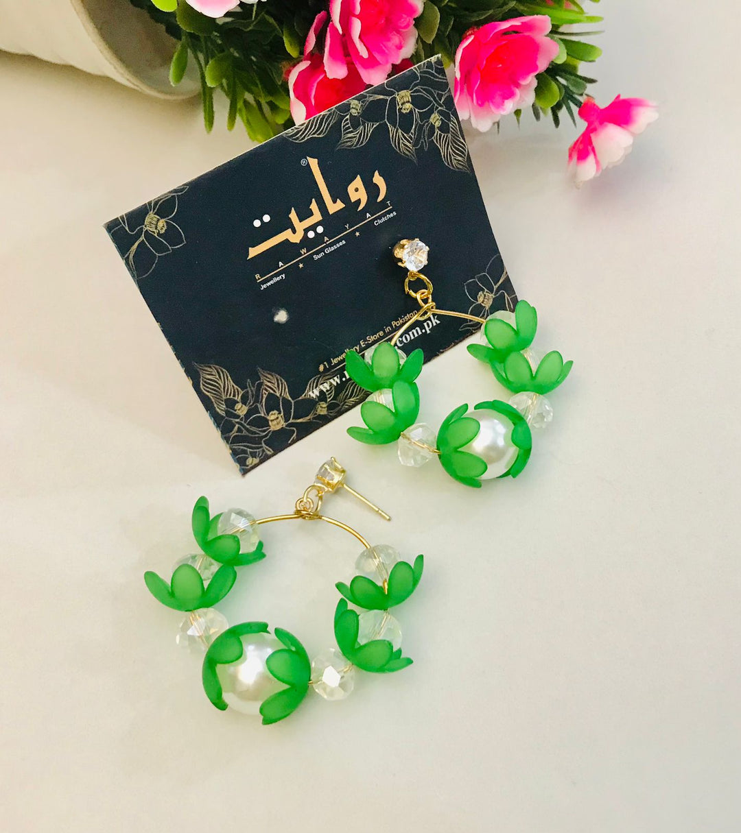 Fancy Earring-353 (Green)