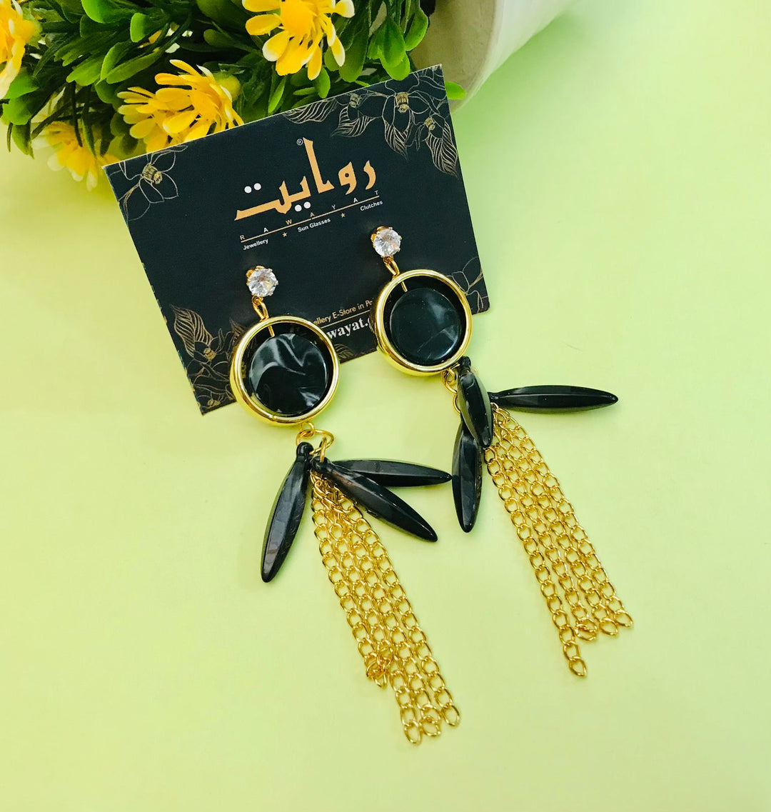 Fancy Earring-357 (Black)