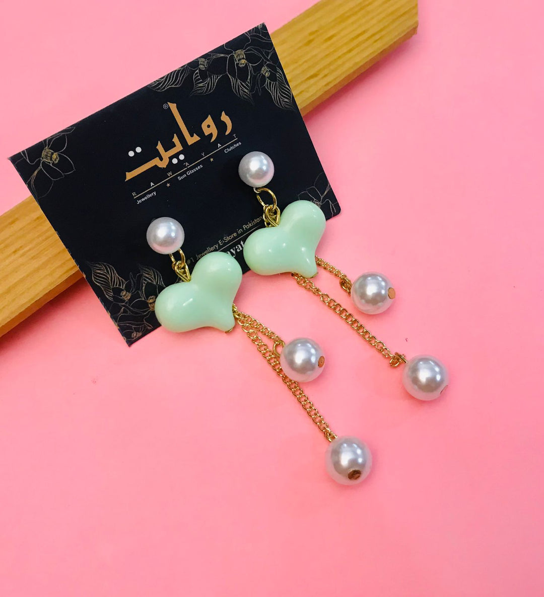 Fancy Earring-360 (Mint Green)