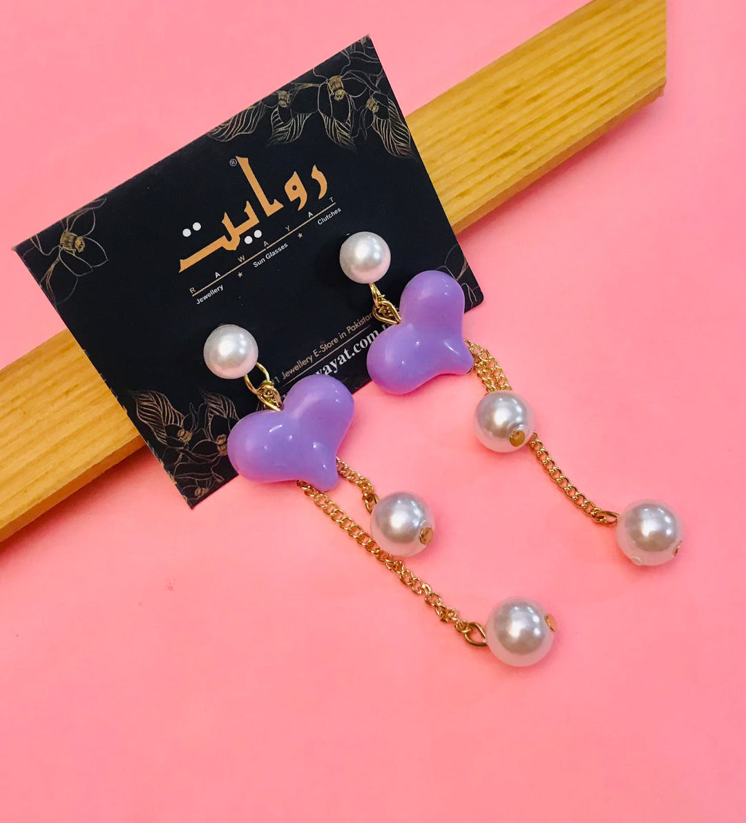 Fancy Earring-360 (Purple)