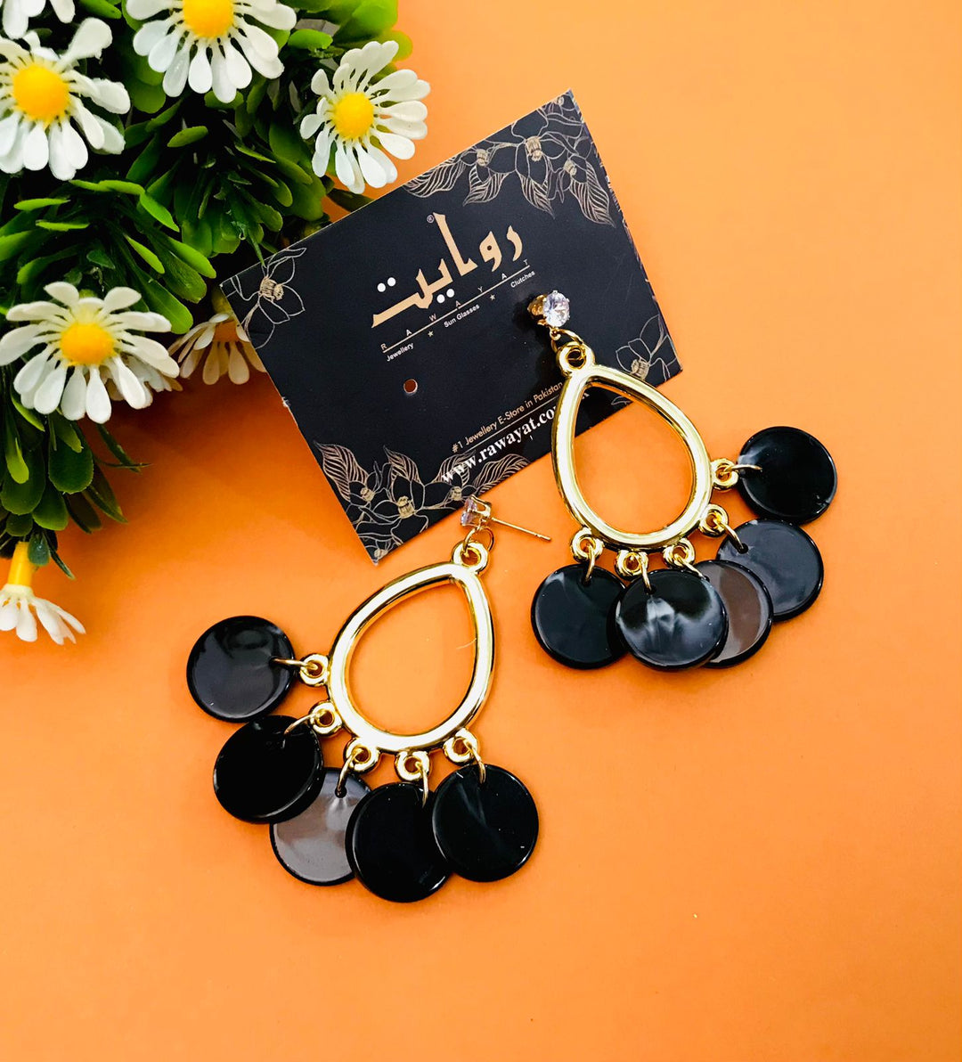 Fancy Earring-361 (Black)