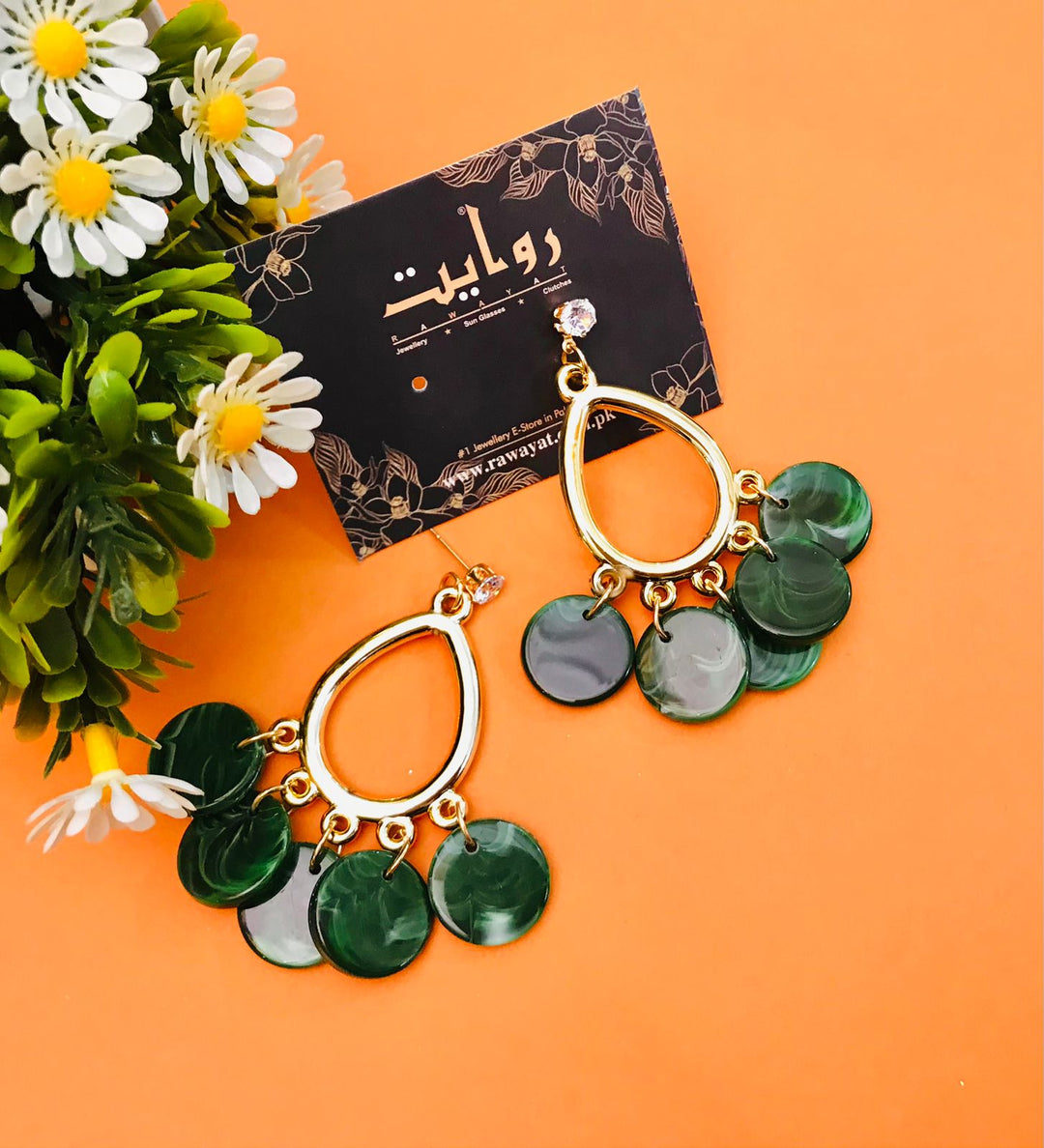 Fancy Earring-361 (Green)