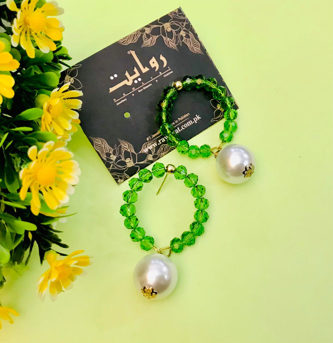 Fancy Earring-362 (Green)