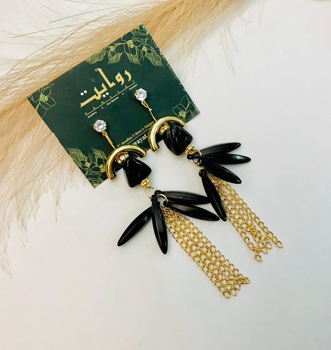 Fancy Earring-364 (Black)