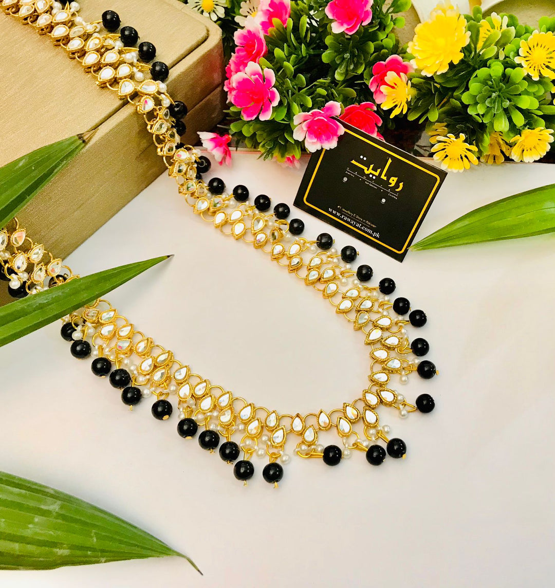 Kundan Mala-02 (Black)