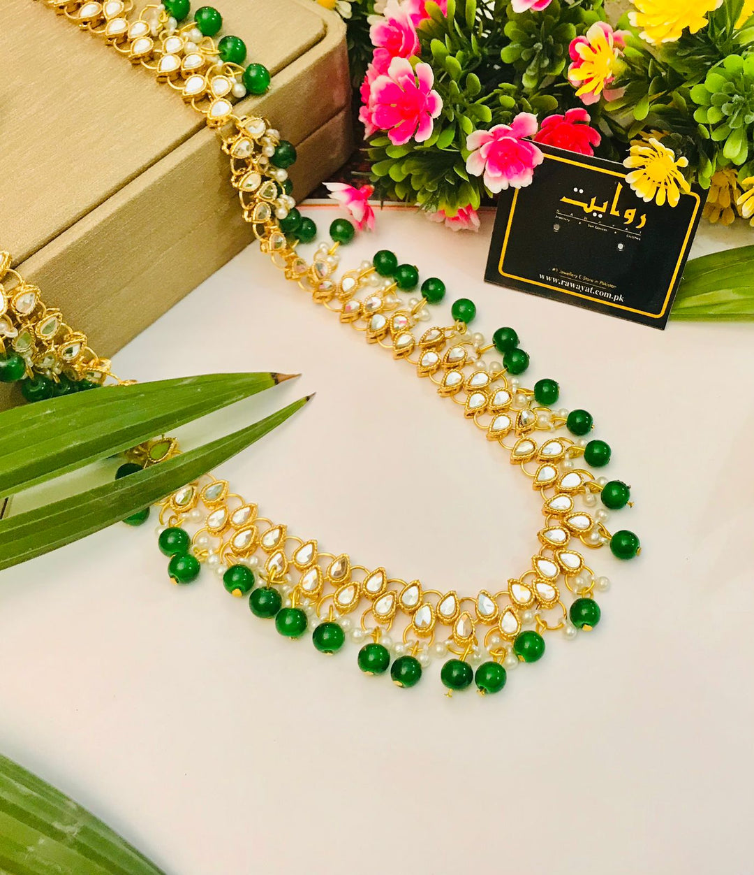 Kundan Mala-02 (Green)