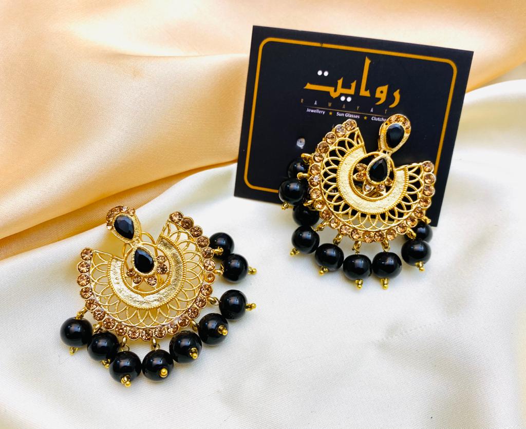 Fancy Earring-27 (Black)