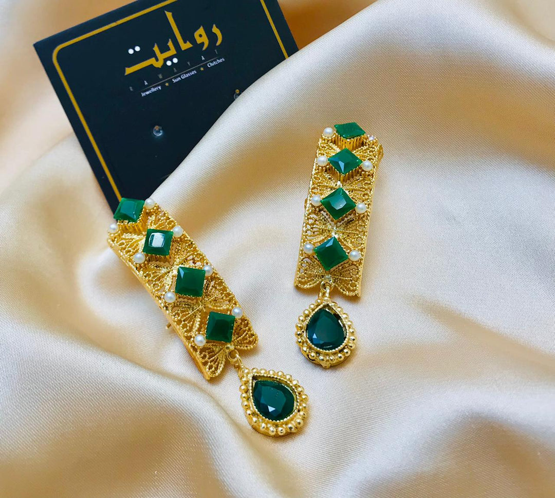 Fancy Earring-35 (Green)