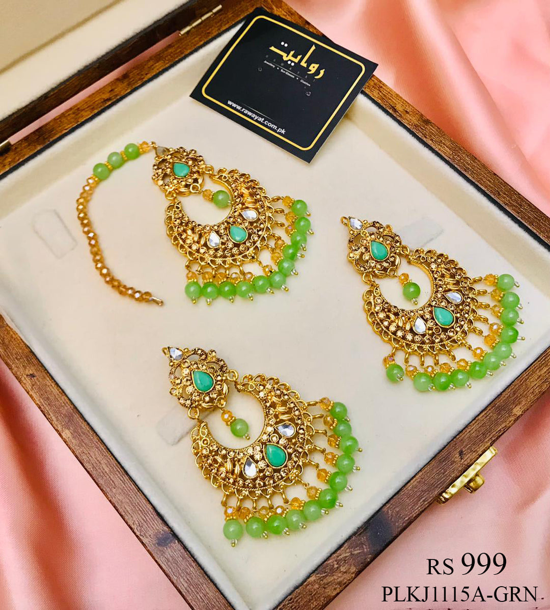 Bindiya Kanta-12 (Parrot Green)