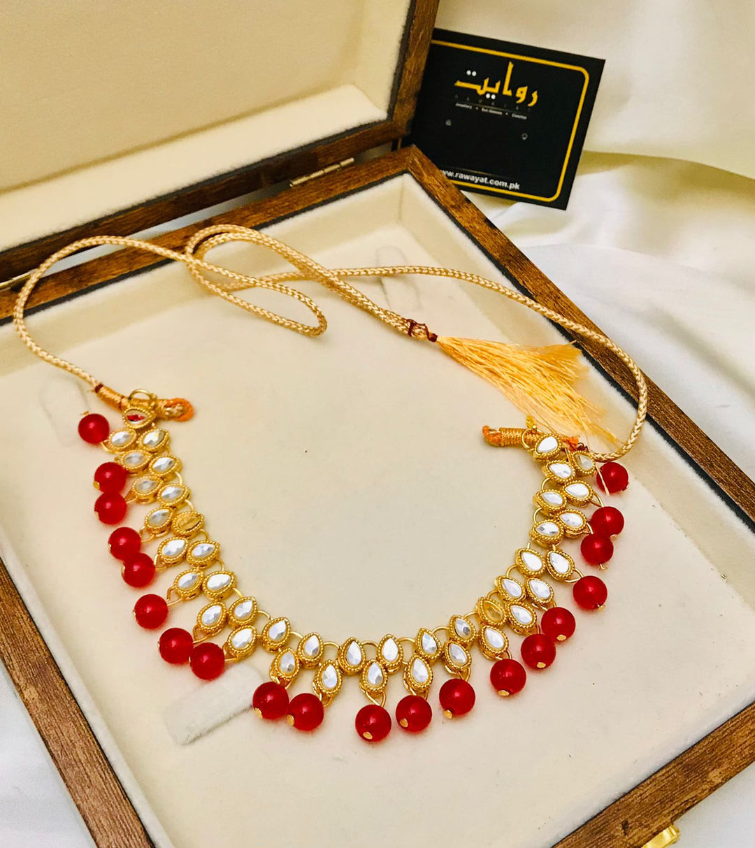 Kundan Choker-01 (Red)