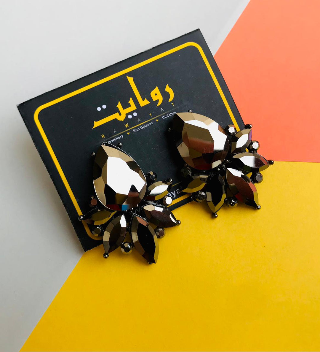 JASLEEN Studs (Black)