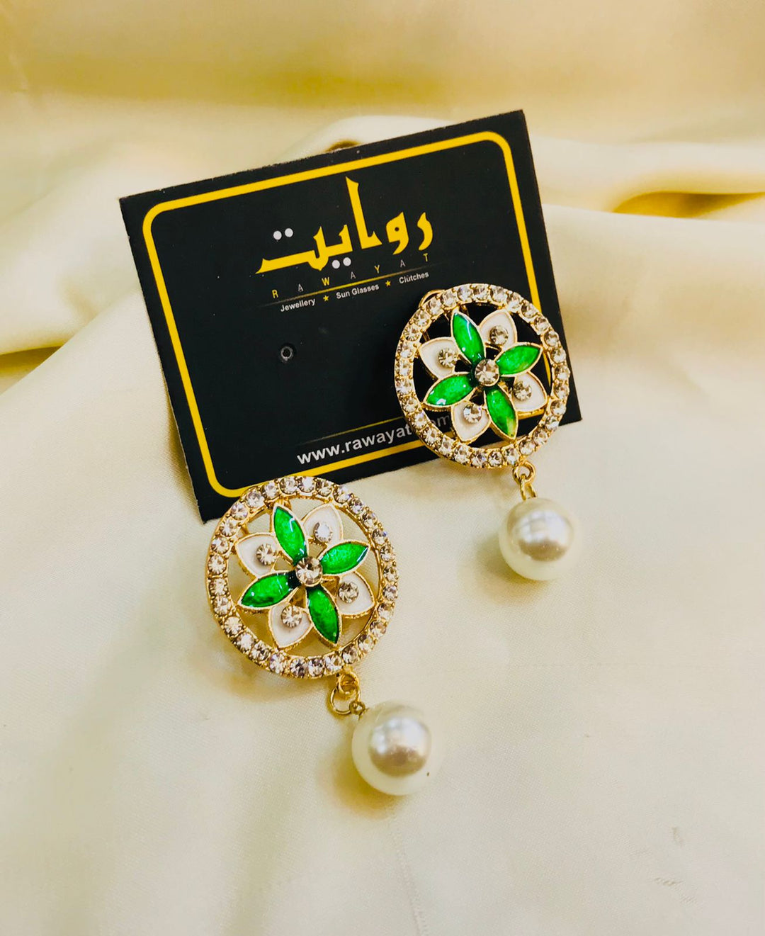 Fancy Earring-77 (Green)