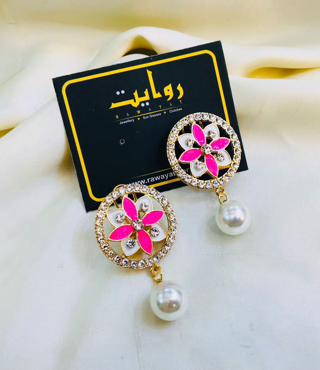 Fancy Earring-77 (Pink)