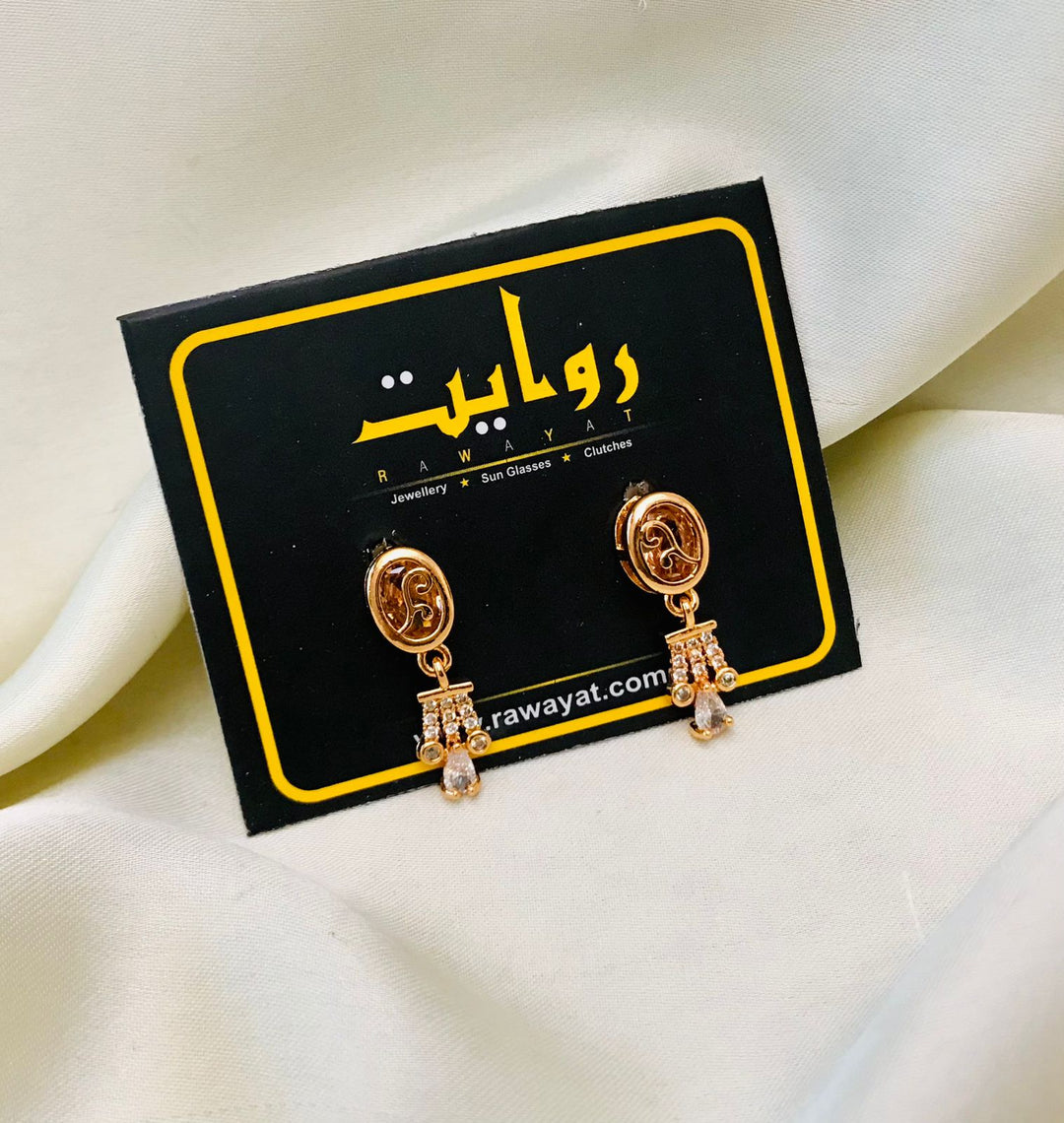 Zircon Studs-52 (Golden)