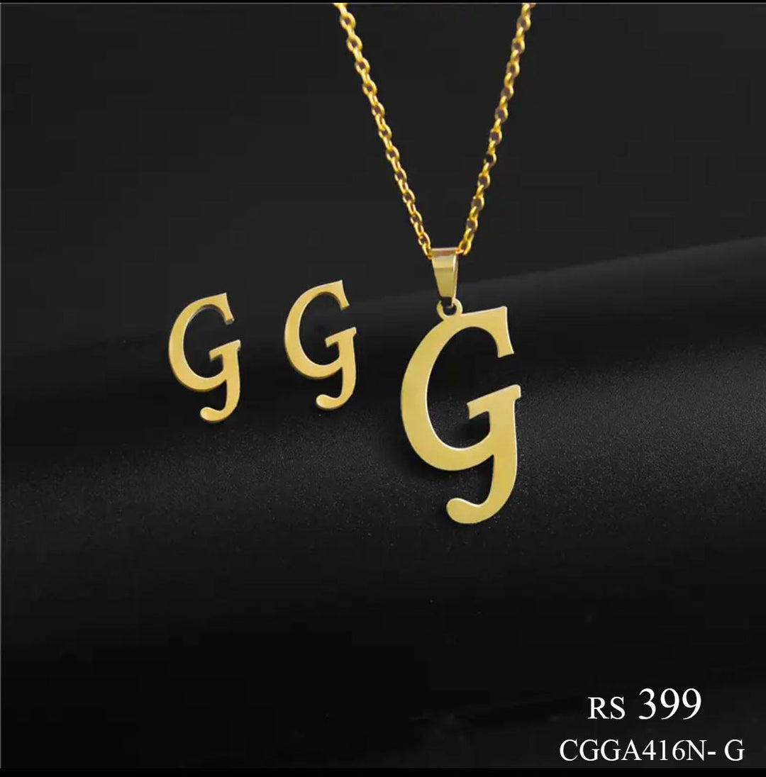 Alphabet Locket Set (G)