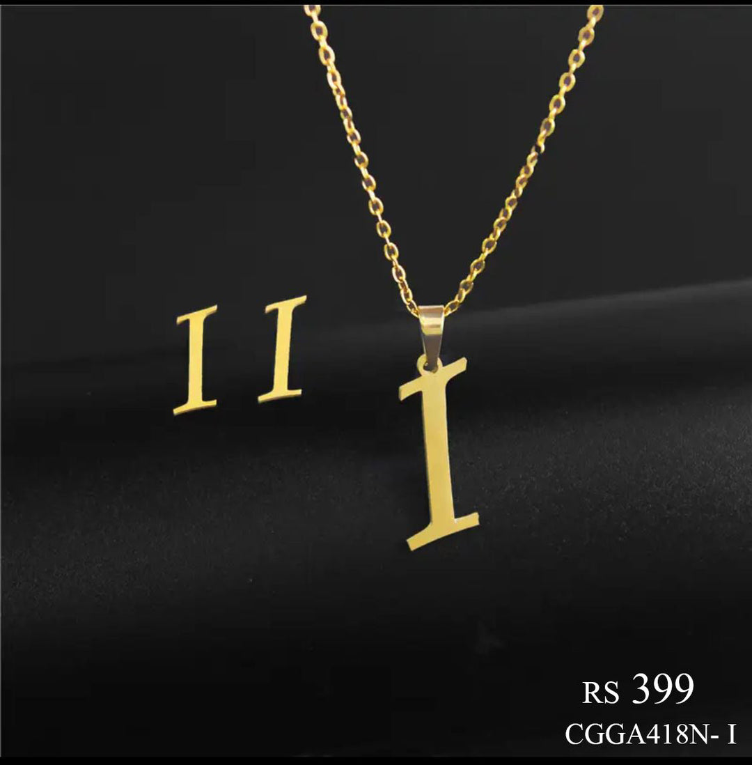 Alphabet Locket Set (I)