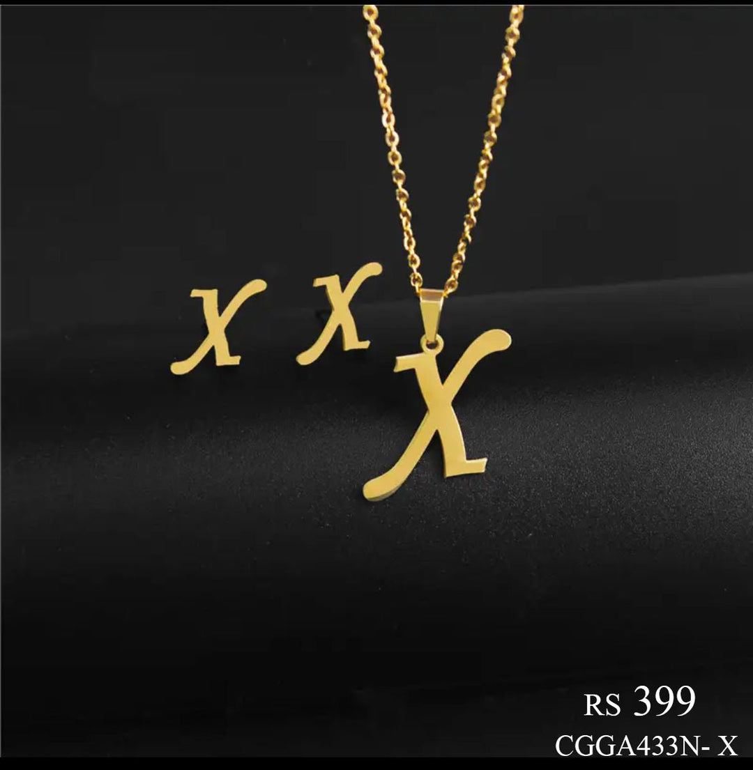 Alphabet Locket Set (X)