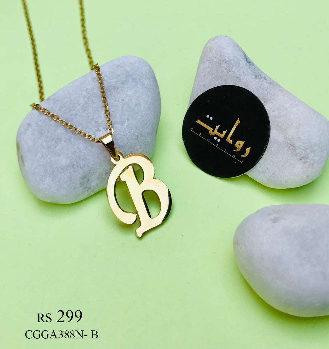 Alphabet Locket Chain (B)