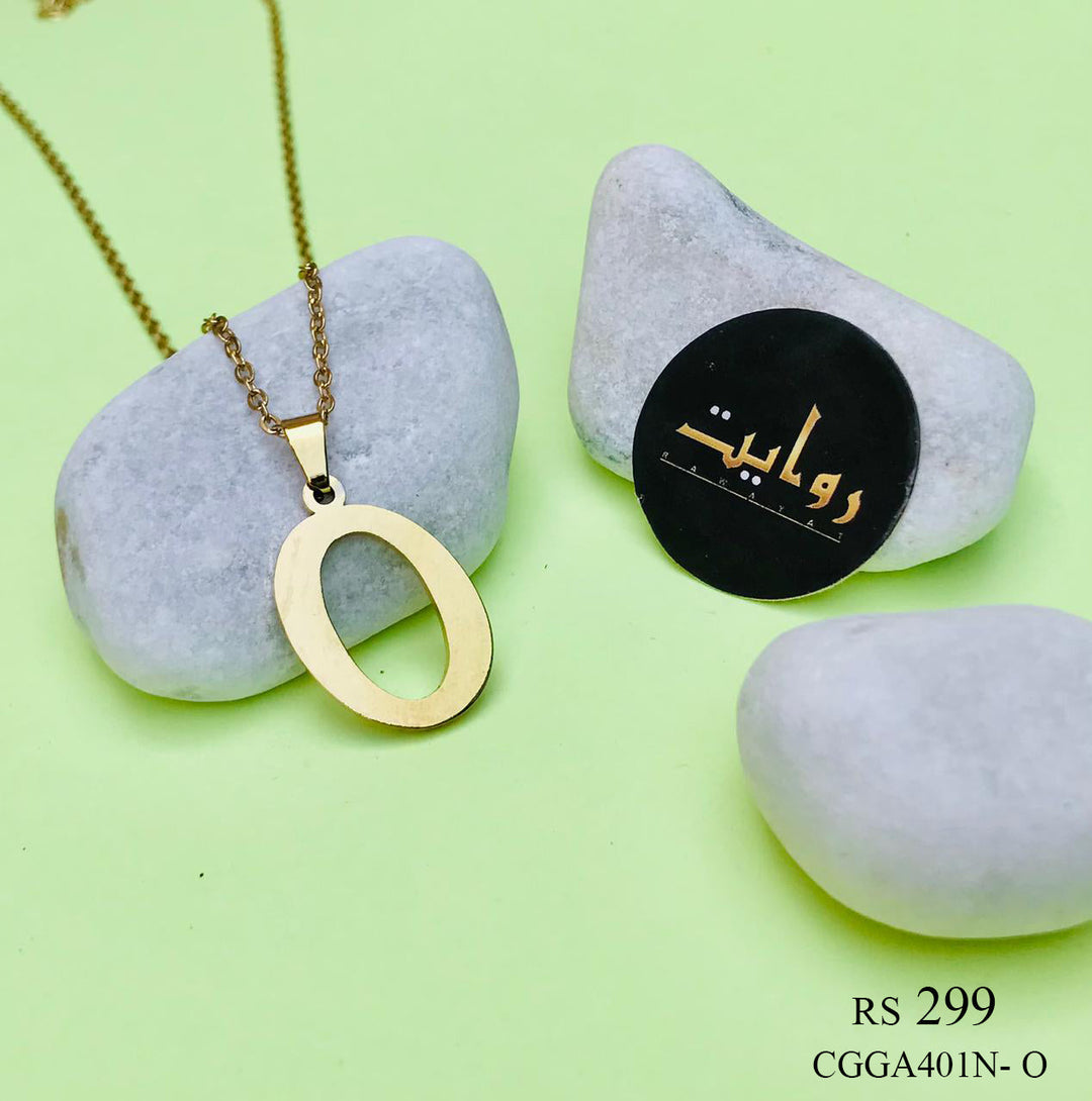 Alphabet Locket Chain (O)