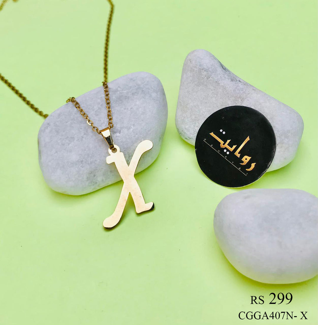 Alphabet Locket Chain (X)