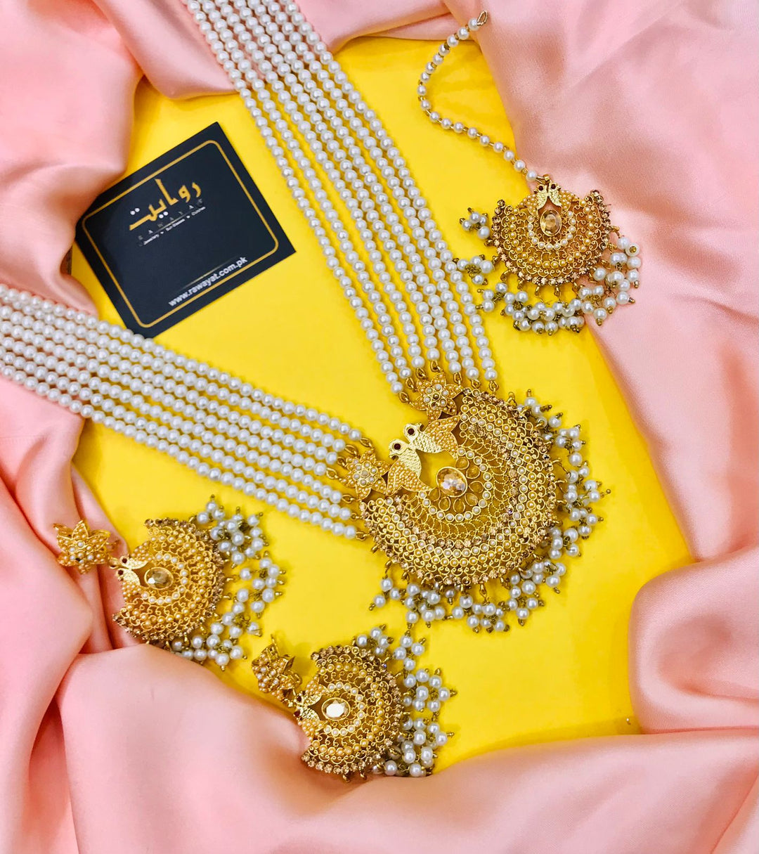 Jazmine Rani Mala Set (Golden)