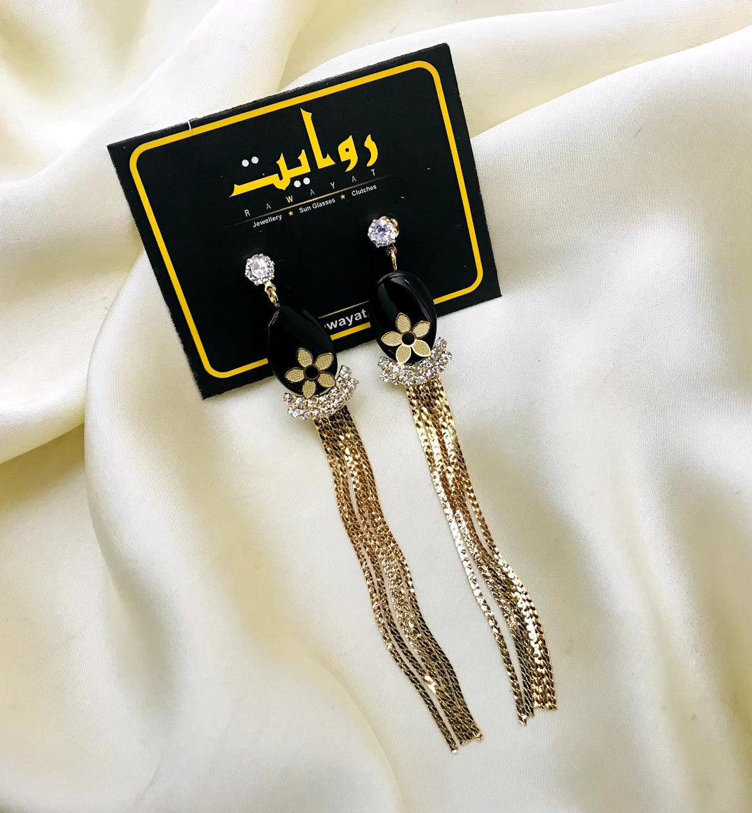 Zircon Earring-82 (Golden)