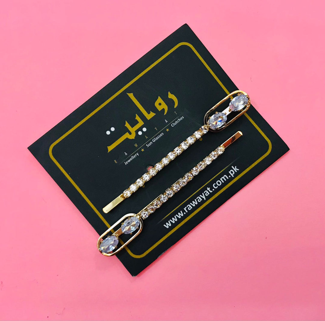 Hair Pin-148 (Pack of 2) (White)