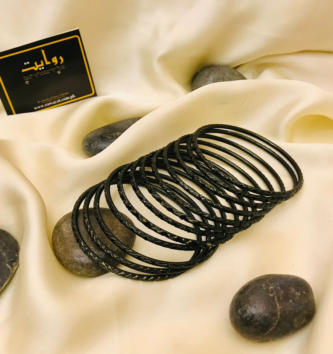 Oxidized Bangles-24 (Black)