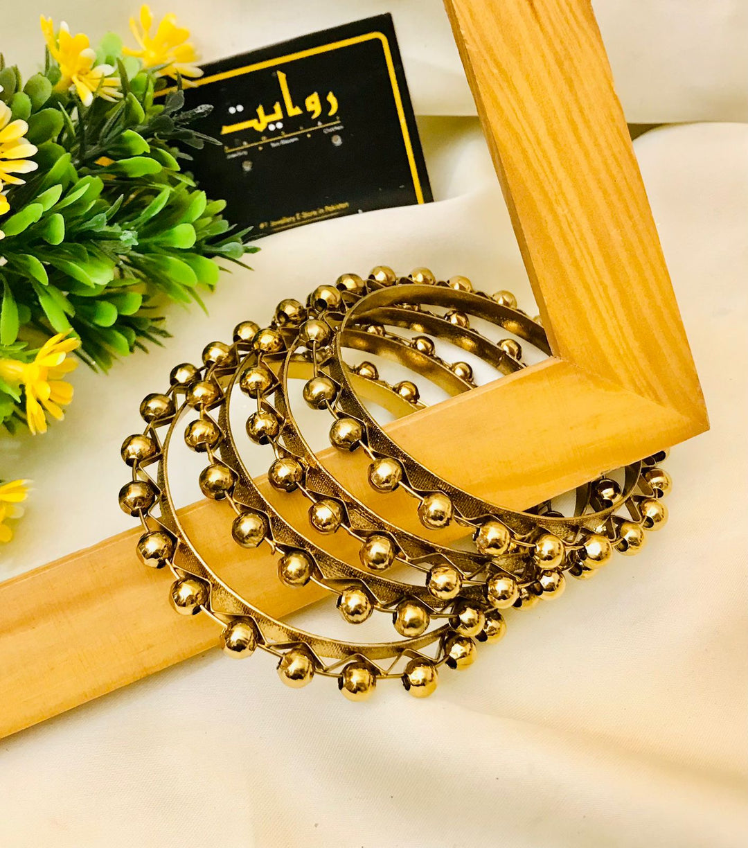 Ghungro Bangles (Golden)