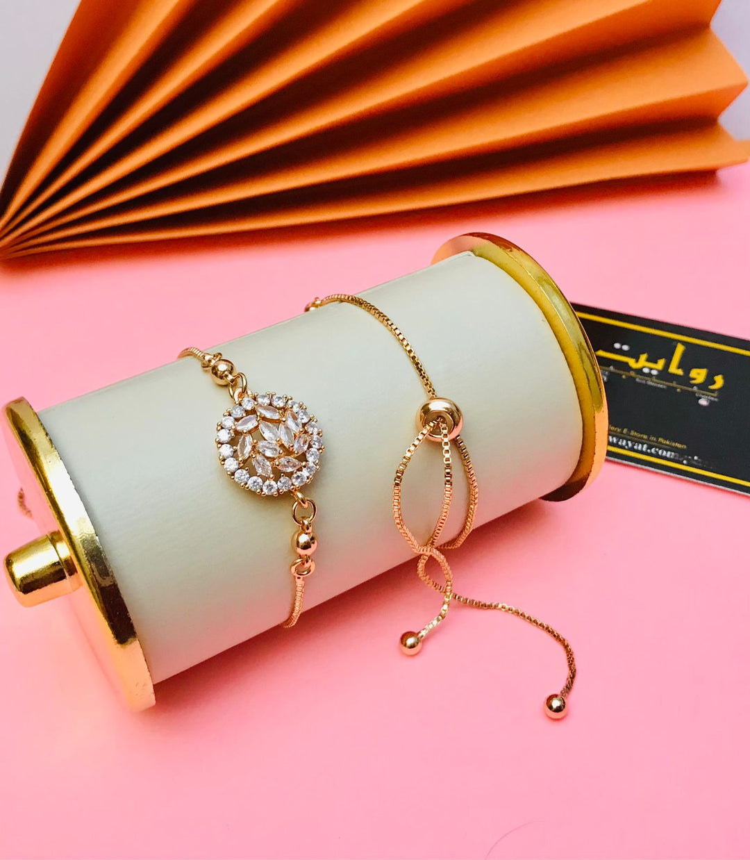 Adjustable Bracelet-189 (Golden)