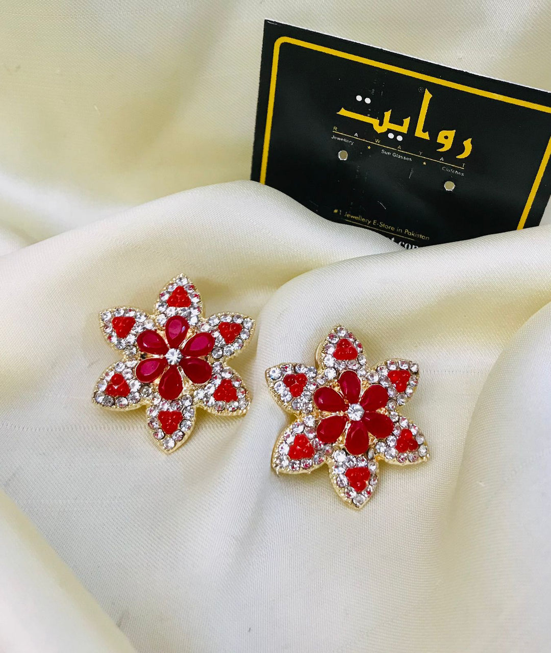 Fancy Studs-111 (Red)