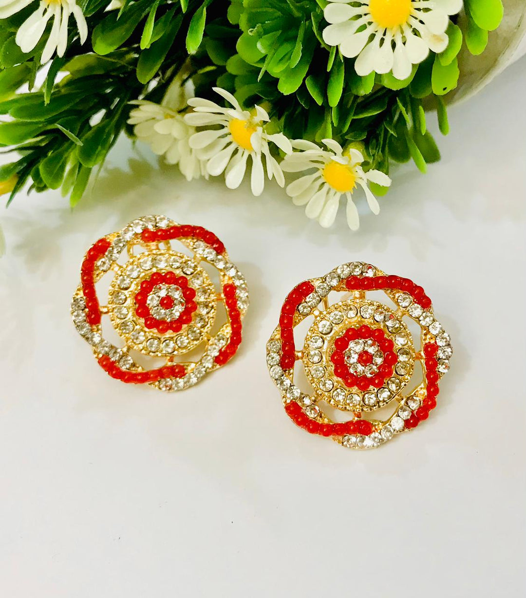 Fancy Studs-120 (Red)