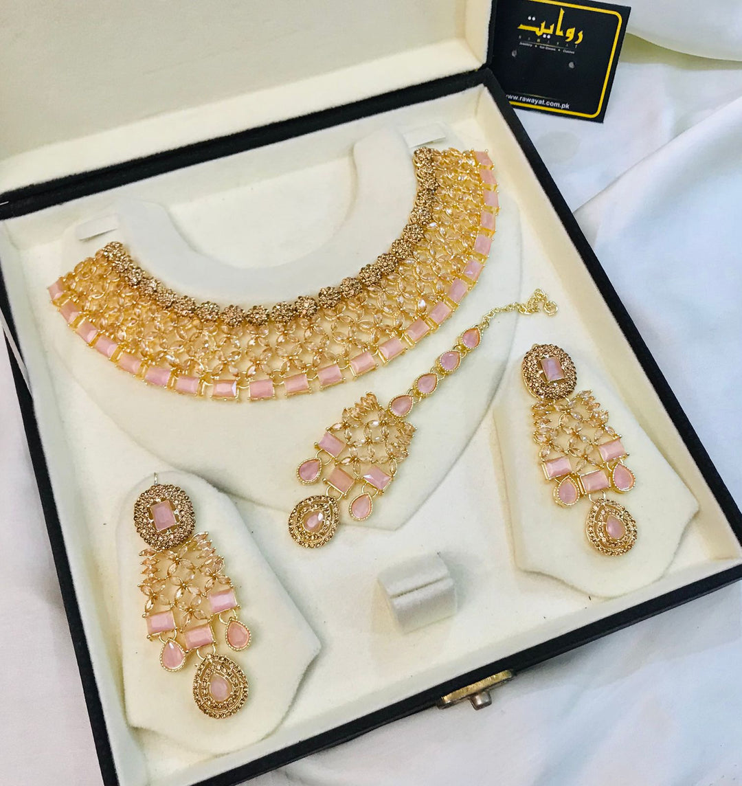 MIRAJ Necklace (Golden/Pink)